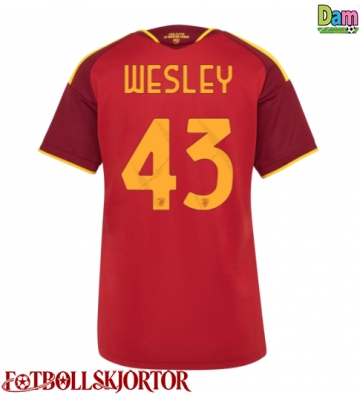 AS Roma Wesley Franca #43 Hemmatröja Dam 2026-27 Kortärmad